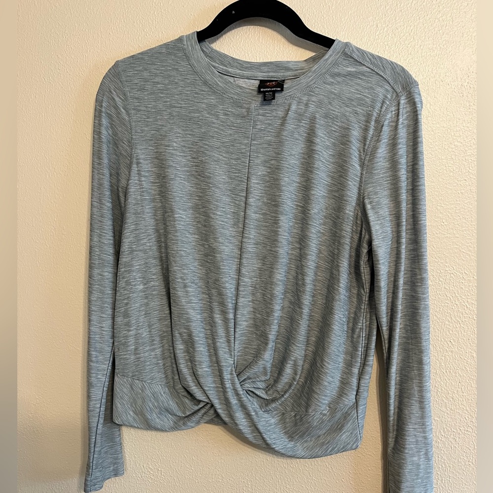 Grey casual long sleeve